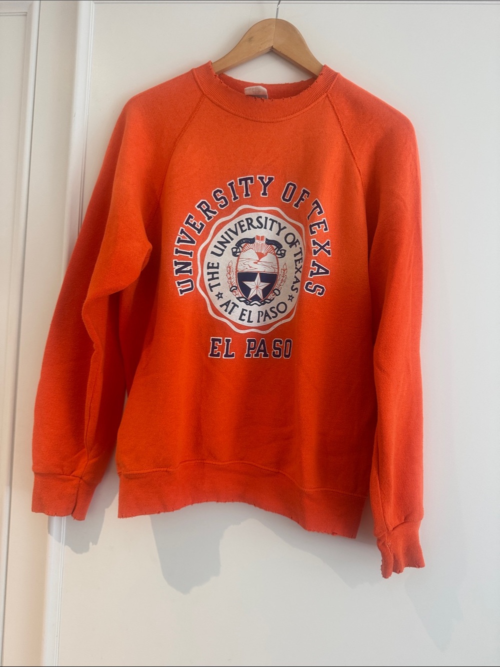 University of Texas El Paso Orange Crewneck Sweatshirt